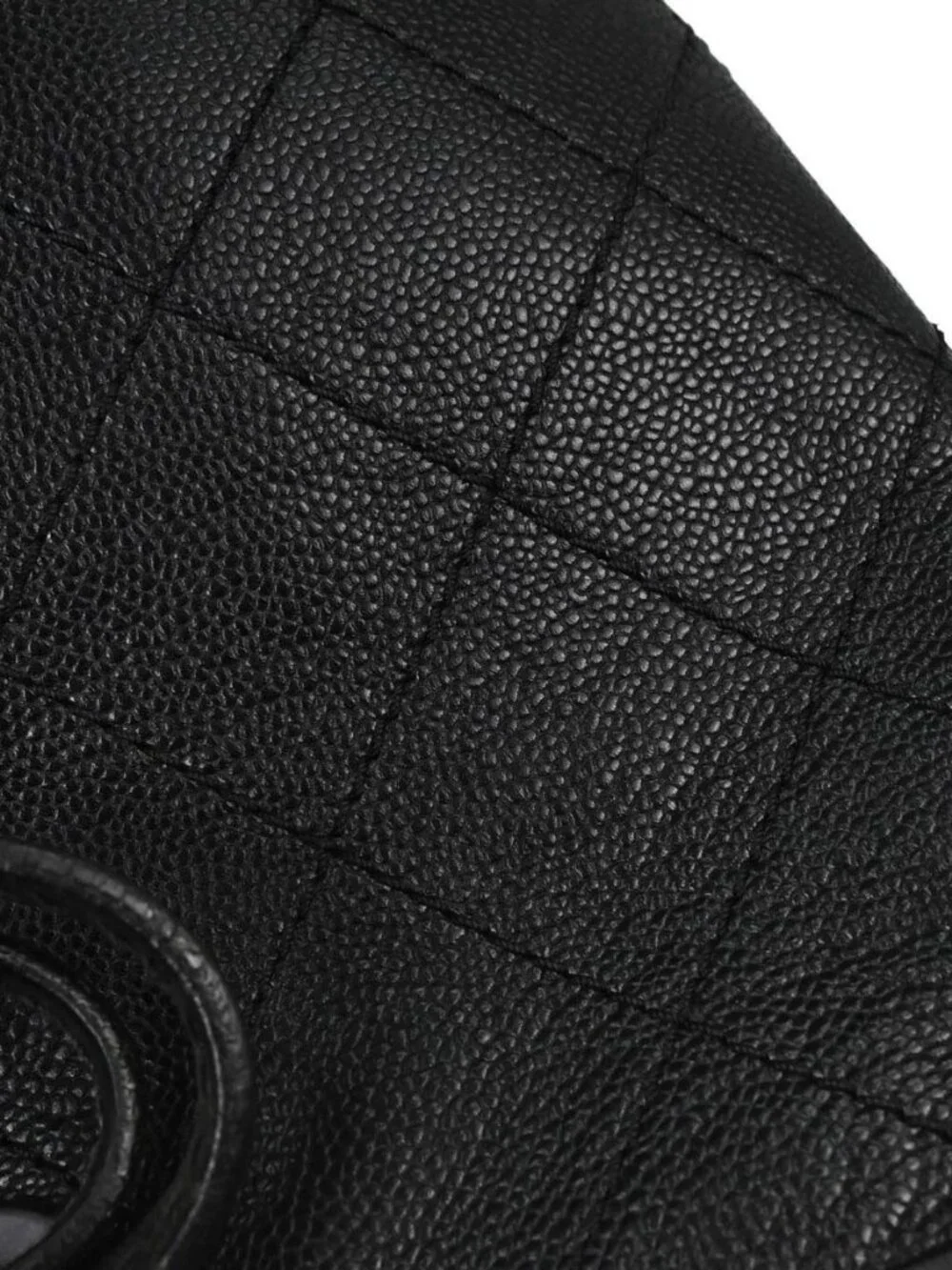 Chanel Black Calfskin On The Road Shopping Fever Tote Bag 168056